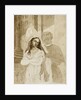 Eunuch presenting slave girl by unknown
