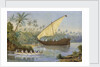 HMS 'London' chasing a slaving dhow near Zanzibar by Robert O'Donelan Ross-Lewin