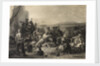 'Scene on the Coast of Africa': slaves and slave masters await transport abroad. by C. E. Wagstaff