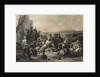 'Scene on the Coast of Africa': slaves and slave masters await transport abroad. by C. E. Wagstaff