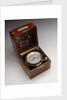 Marine chronometer in case by Hamilton Watch Co.