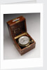 Marine chronometer in case by Hamilton Watch Co.