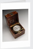 Marine chronometer in case by Hamilton Watch Co.