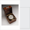 Marine chronometer in case by Hamilton Watch Co.