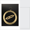 Universal equinoctial ring dial, reverse side by Dollond