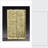 Diptych dial, leaf IIb, table of latitudes by Paul Reinmann