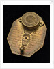 Butterfield dial for latitudes 35˚-60˚ north, reverse by Chapotot
