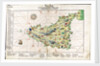 Chart of Sicily, 1554 by Battista Agnese