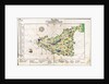 Chart of Sicily, 1554 by Battista Agnese