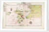 Chart of Chius (Chios, Greece), 1554 by Battista Agnese