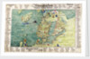 Map of Scandinavia, 1554 by Battista Agnese