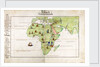 Vellum chart of Africa, India and the Mediterranean by Battista Agnese