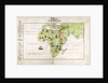 Vellum chart of Africa, India and the Mediterranean by Battista Agnese