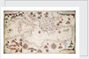 Chart of the Mediterranean circa 1640 by Joan Oliva
