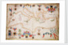 Portulan chart of western Mediterranean by unknown