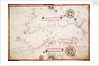 Adriatic chart, circa 1620 by unknown
