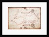 Adriatic chart, circa 1620 by unknown