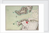 Map of the bay and city of S. Phelipe de Portobelo by Luis de Surville