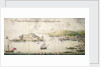A prospect of St. Peters port and Castle Cornett in the island of Guernsey by Thomas Phillips