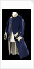 Royal Naval uniform: pattern 1748-1758 by unknown