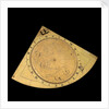 Obverse of Gunter quadrant by unknown