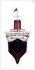 Passenger liner SS 'Normandie' (1932) by J. Montera