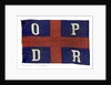 House flag, Oldenburg Portugiesische Dampschiffs Rhederei by unknown