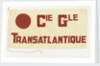 House flag, Compagnie Generale Transatlantique S. A. by Servaux