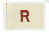 House flag, Red 'R' Steamship Co. Ltd by unknown