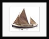 Full hull model, Watson lifeboat, port broadside by unknown