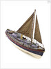 Full hull model, Watson lifeboat, starboard by unknown