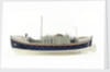 Full hull model, Oakley Mark II self-righting lifeboat, port broadside by unknown