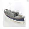 Full hull model, Oakley Mark II self-righting lifeboat, port stern quarter by unknown