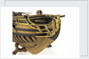 Full hull model, yacht, figurehead by Unknown