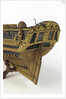 Full hull model, yacht, stern detail by Unknown