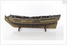 Full hull model, yacht, port broadside by unknown