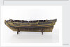 Full hull model, yacht, port broadside by unknown