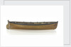 Full hull model, 8-oared whaleboat, starboard broadside by unknown