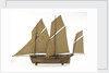 French 8-gun lugger by unknown