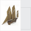 French 8-gun lugger by unknown