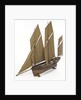 French 8-gun lugger by unknown