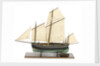 Full hull model, chasse marie, port broadside by unknown