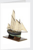 Full hull model, chasse marie, starboard by unknown
