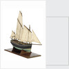 Full hull model, chasse marie, starboard by unknown