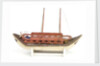Full hull model representing 'Noddea' and 'Refuge', starboard broadside by unknown