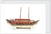 Full hull model representing 'Noddea' and 'Refuge', starboard broadside by unknown
