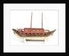 Full hull model representing 'Noddea' and 'Refuge', starboard broadside by unknown