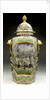Large hexagonal vase by Chamberlains & Co.