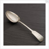 An electroplated tablespoon by L. Upton, made about 1873 by L. Upton