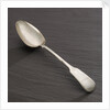 An electroplated tablespoon by L. Upton, made about 1873 by L. Upton
